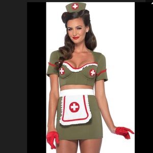 *RARE* Leg Avenue Army Nurse Costume